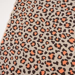 生地 布 NEON LEOPARD 綿麻キャン...の詳細画像1