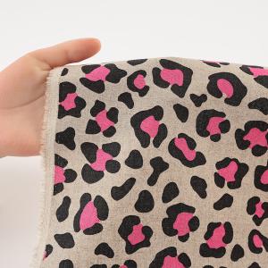 生地 布 NEON LEOPARD 綿麻キャン...の詳細画像4