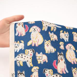 生地 布 イッヌパラダイス オックス 50cm...の詳細画像4