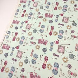 生地 布 YUWA ニッティング柄 シャーティ...の詳細画像1