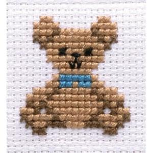 オリムパス製絲 キー リングししゅうキット テディベア KS-23