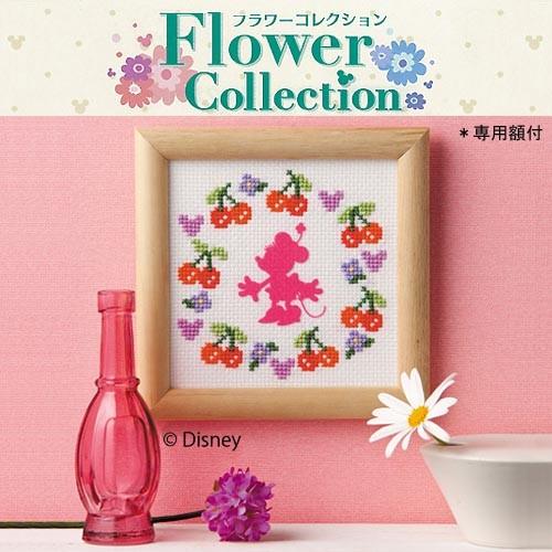 刺繍 キット オリムパス Disney フラワーコレクション ミニフレーム ミニーマウス