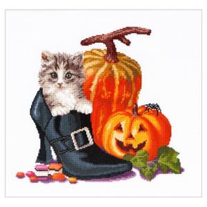 刺繍 輸入キット Thea GOUVERNEUR Halloween Kitten