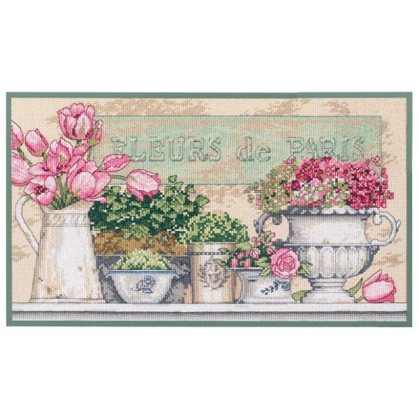 刺繍 輸入キット Dimensions クロスステッチキット Flowers of Paris （パ...
