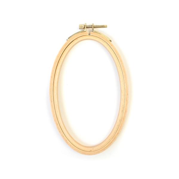 刺繍 用具・用品 刺しゅう枠 RICO 木製 刺しゅう枠 楕円（縦型） 10×16cm