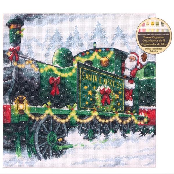 刺繍 輸入キット Dimensions クロスステッチキット Santa Express◎PUSH ...