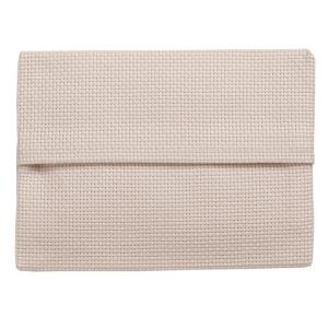 刺繍 半製品 COSMO（ルシアン） ポケットティッシュケース アイボリー（縫製済）｜shugale1