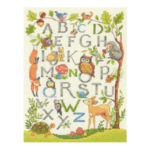 刺繍 Dimensions Woodland Alphabet 輸入キット刺しゅうPUSH