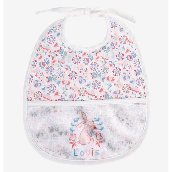 刺繍 DMC BABY BIB FORK 6ヶ月用｜RS2643 クロスステッチキット ベビービブ ...