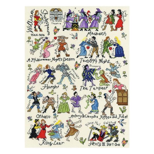 刺繍 Bothy Threads（ボシースレッズ） William Shakespeare （ウィリ...