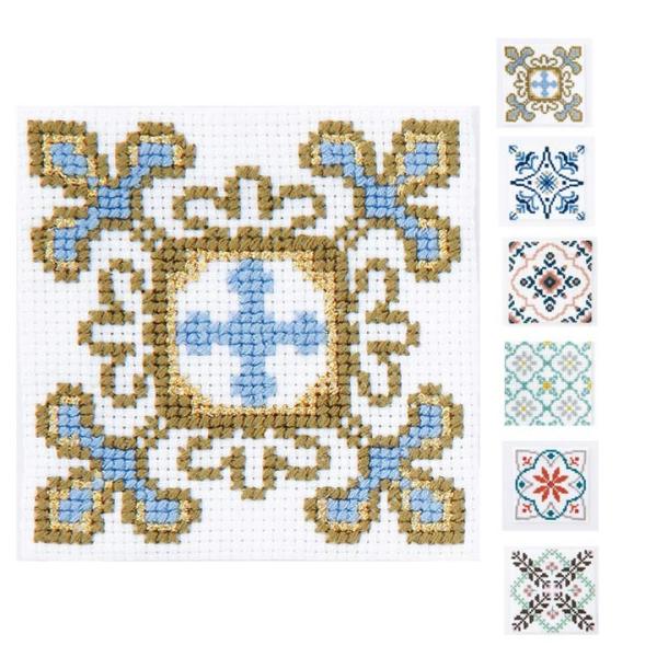刺繍 クロス・ステッチコースター ＭｙStyle ｜ オリムパス マイスタイル おしゃれ 手作り