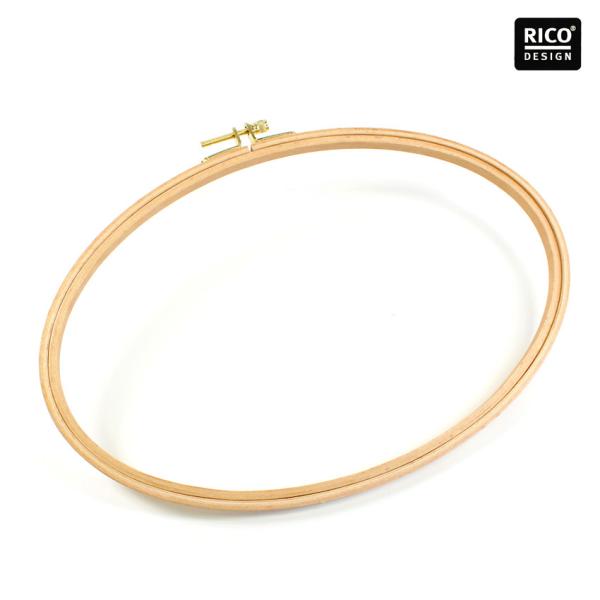 刺繍 RICO 木製 刺しゅう枠 楕円（横型） 19.5×29.7cm | リコ 刺しゅう 枠 刺繍...