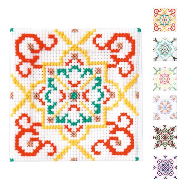 刺繍 クロス・ステッチコースター ＭｙStyle 第二弾 | オリムパス マイスタイル おしゃれ 手...