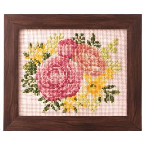 コスモ クロスステッチキット 季節を彩る フラワーアレンジメント 実り