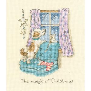 輸入刺繍キット Bothy Threads XAJ17 The magic of Christmas  ／ クロスステッチ キット   ボシー 刺しゅう キット クリスマス