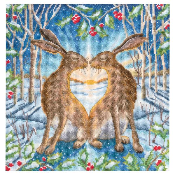 刺繍 刺しゅう輸入キット RTO Good morning おはよう | うさぎ ウサギ 2匹 ラビ...