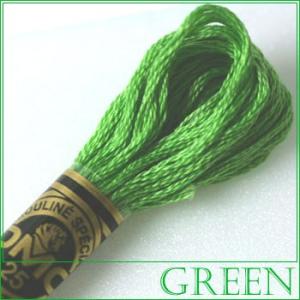 刺繍 刺しゅう糸 DMC 25番 グリーン系 989｜ししゅう糸 刺繍糸 ディーエムシー DMCの糸