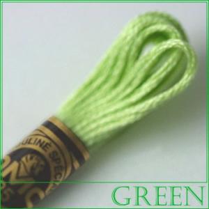 刺繍 刺しゅう糸 DMC 25番 グリーン系 772｜ししゅう糸 刺繍糸 ディーエムシー DMCの糸