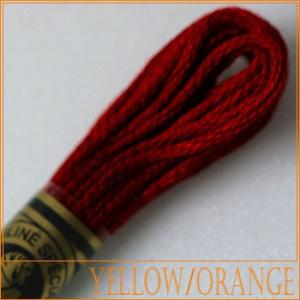 刺繍 刺しゅう糸 DMC 25番 イエロー オレンジ系 3777 ししゅう糸 刺繍糸 ディーエムシー DMCの糸