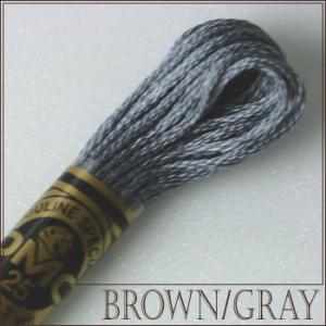 刺繍 刺しゅう糸 DMC 25番 ブラウン グレー系 414 ししゅう糸 刺繍糸 ディーエムシー DMCの糸