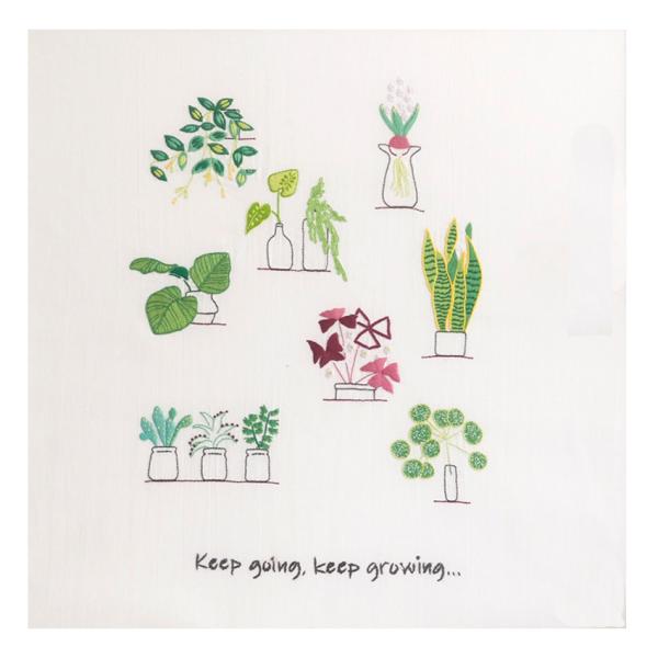 DMC Gift of Stitch TB181 観葉植物 フリーステッチキット | 図案印刷済み ...