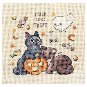刺繍 輸入キット Luca-s KITTEN'S SLEEP BU5093 | ルーカス クロス