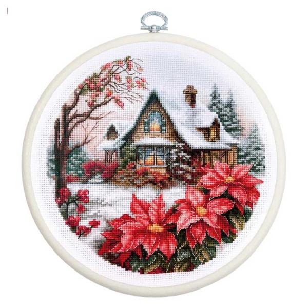 刺繍 輸入キット Luca-S(ルーカス)LITTLE HOUSE IN THE FOREST BC...