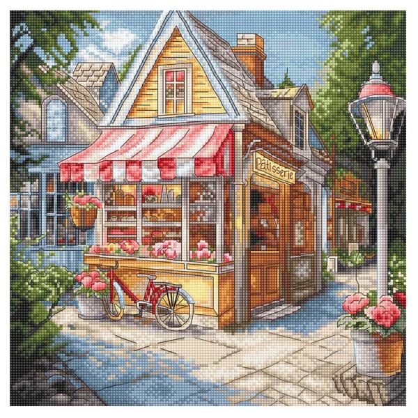 刺繍キット 輸入刺繍 クロスステッチ LETISTICH Pastry shop/Patisseri...