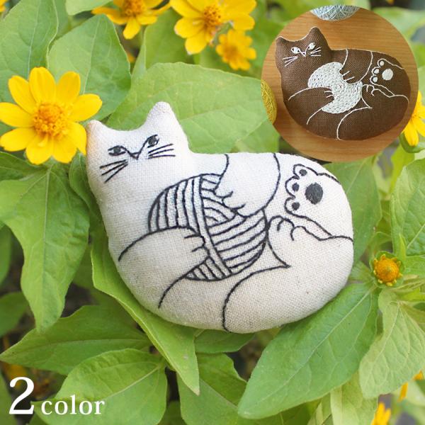 piece nekogao 刺繍ブローチキット へそ天 図案印刷済 | 刺しゅう ぬいぐるみ 刺繍 ...