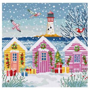 輸入刺繍 クロスステッチキット Luca-s Christmas interior クリスマス