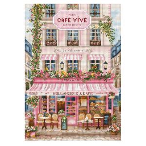 刺繍 刺しゅう 輸入キット LETISTITCH Sweet Parisian Street L9988｜ 刺しゅうキット クロスステッチ