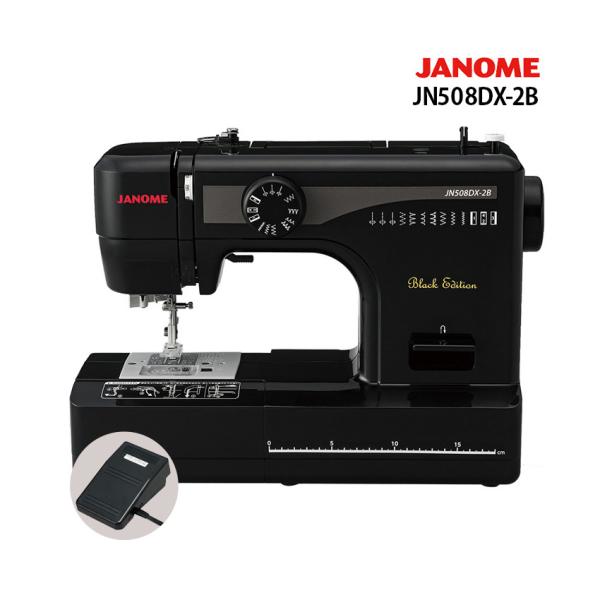 ミシン 本体 ジャノメ 電動ミシン JN508DX-2B | JANOME 蛇の目 シンプル フット...