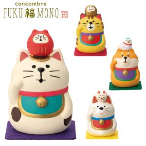 デコレ コンコンブル 陶器飾り 猫と満月 名月 匿名配送 デコレ