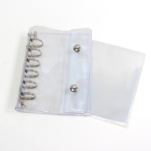 シール手帳 サイズA7 シート10枚付 | 推し活グッズ シール帳 バインダー 透明 マシュマロシール シールバインダー リフィル10枚付