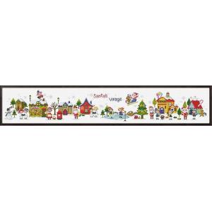 クロスステッチキット クリスマス  Santa's Village サンタクロースの村 クリスマス 刺繍キット 送料無料｜shugei-chiffon