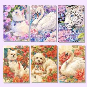 ダイアモンドアート引退品 ダイアモンドアート引退品 A4額付き 四角ビーズ【ont-82】ダイヤモンド