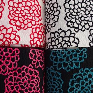 ポプリンリップル生地　　(50ｃｍ単位)　　　　ダリア　ＵＰ5671　コットンこばやし