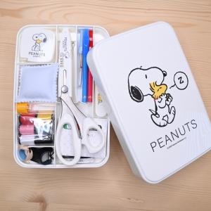 PEANUTS スヌーピー ソーイングセット ホワイト No.8559 裁縫セット 裁縫道具 ミササ｜shugeinohaguruma