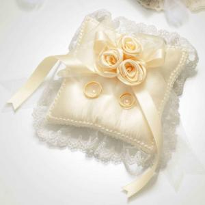 リングピロー 手作りキット バラのスウィートリングピロー Pr 18 手芸屋ポピー 通販 Yahoo ショッピング