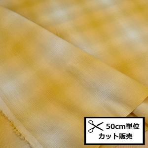 先染 チェック (50ｃｍ単位) OYY11502 布 生地 パッチワーク チェック コットン バッグ 小物 先染め｜shugeinohaguruma