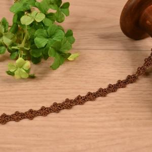 ケミカルレース (1m単位) 11955 Brown ブラウン 茶 装飾 飾り 手芸