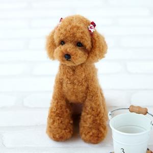 送料無料羊毛フェルト 犬キット フェルト羊毛キット レッスンキット トイプードル｜shugeiya