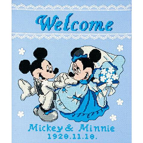 オリムパス ウェルカムボード 刺繍キットハッピードリーム ミッキーマウス（ディズニー）