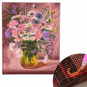 10-3297 東京交易 ダイヤモンドフィックスオータムフラワーズ Sサイズ 約40ｃｍ×30ｃｍ