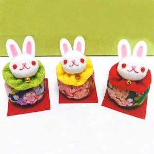 2023年 干支 卯 うさぎ 兎 手作りキット 置物  ちりめん