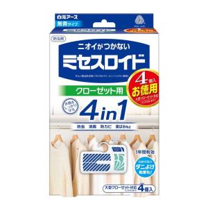 白元アース ミセスロイド クローゼット用 4個入×1個の商品画像