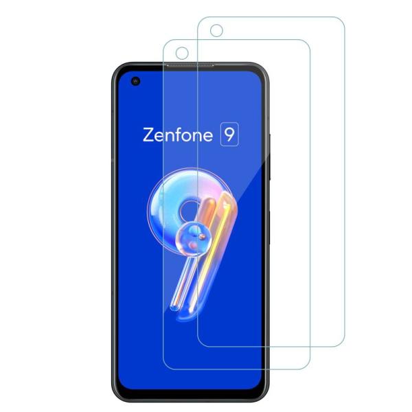 2枚セット ASUS Zenfone 9 ガラスフィルム Zenfone 8 ZS590KS 液晶保...