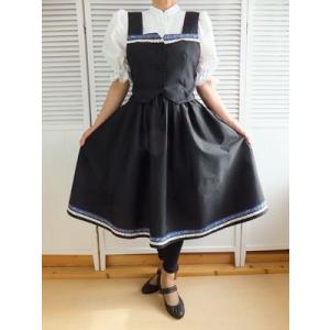 フォークダンス衣装◇V開きベスト(紺)BE007 : shukran - 通販 - Yahoo