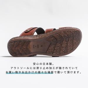 サンダル レディース 日本製 フラット バック...の詳細画像4