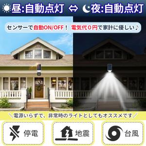 人感センサーライト ダミー防犯カメラ ソーラー...の詳細画像3